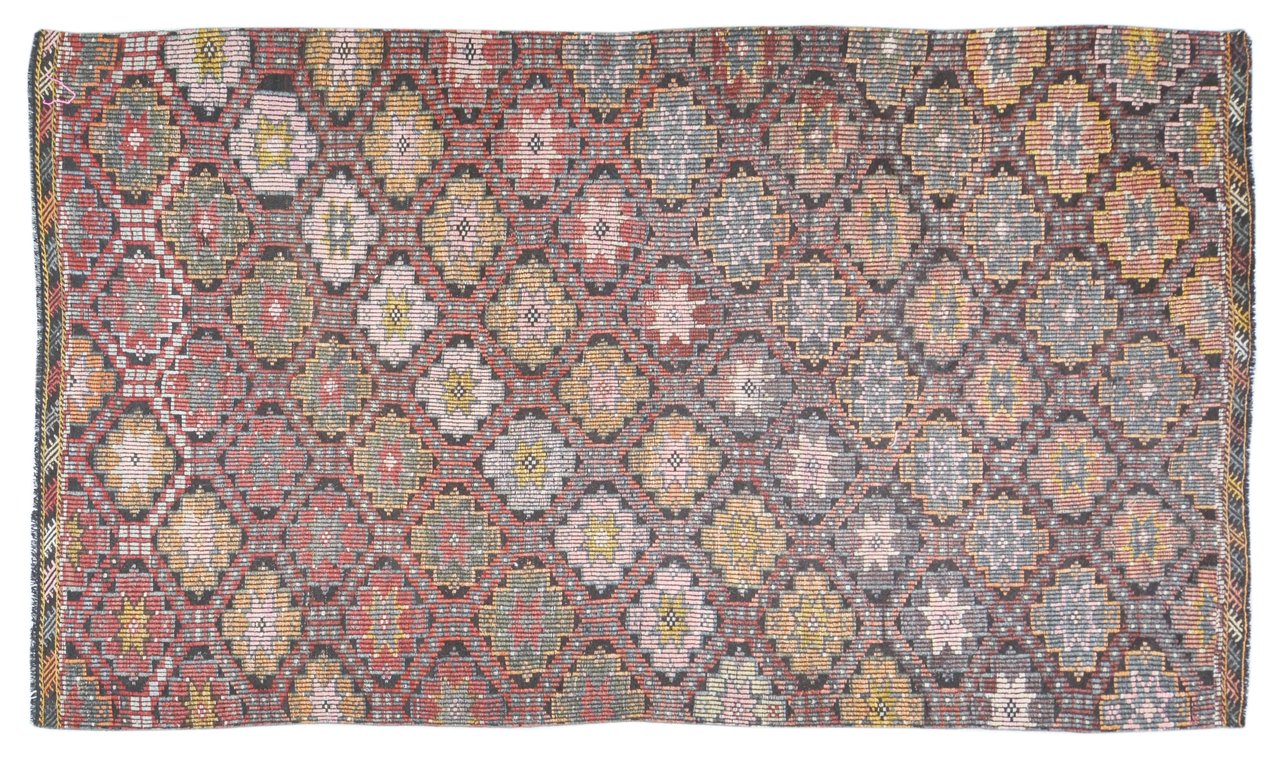 Vintage Turkish Anatolian Flatweave