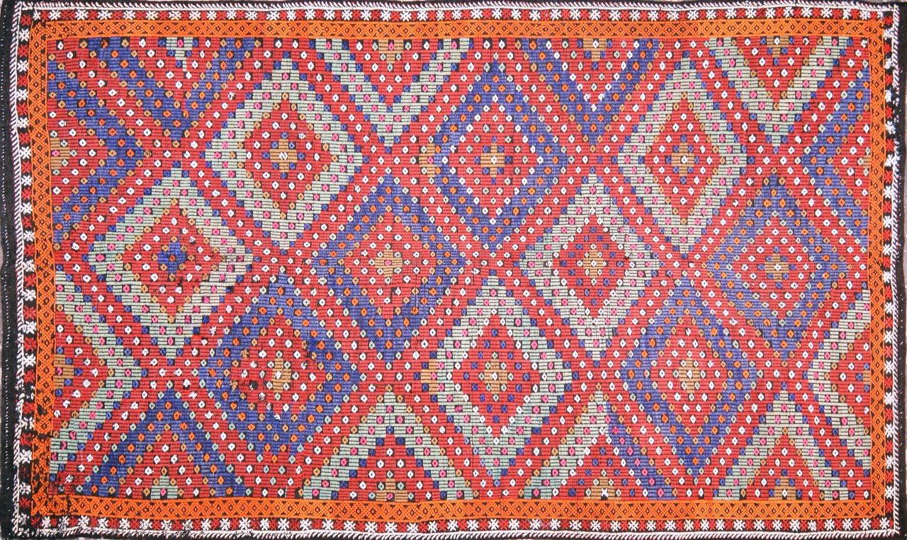 Vintage Turkish Anatolian Kilim